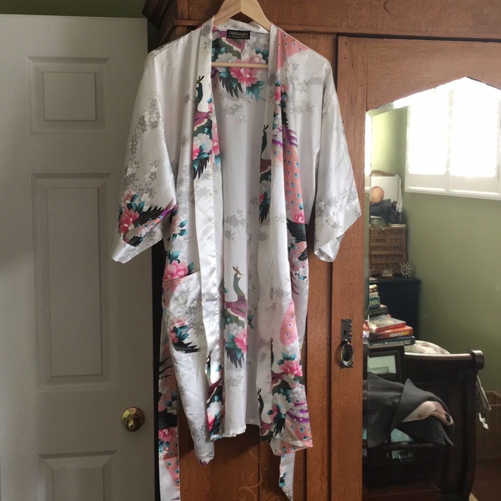 Old Shanghai silk robe
